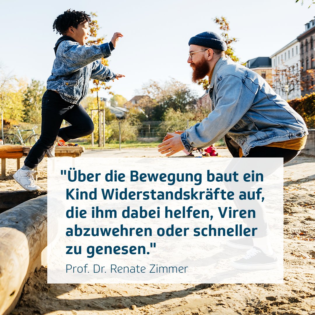Kinder drücken sich in den ersten Lebensjahren durch #Bewegung aus. Aber es steckt noch viel mehr dahinter: Wir haben #Erziehungswissenschaftlerin Prof. Dr. Zimmer gefragt, warum aktives Miteinander so wichtig ist: 👉 tk.de/techniker/2138…