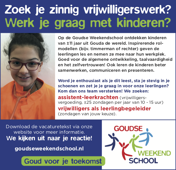 Vier klassen dit jaar dus extra veel vrijwilligers nodig! Een paar zondagen per jaar of elke lesdag (26 p/jr), je bent welkom op de zondagen van jouw keuze... 
Retweet = fijn!