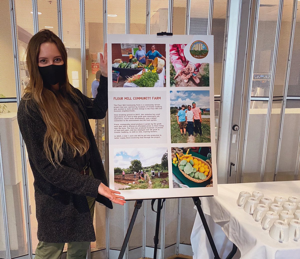 csylviamc's tweet photo. Wonderful event Empowering Local Food Initiatives with @CambrianRD with keynote speaker Airin Stephens frm Roots Community Food Centre, &amp; great wrk by panelists &amp; Fionna Tough, Raili Lakanen &amp; @cassidyjeanmc https://t.co/2lswk34GGm