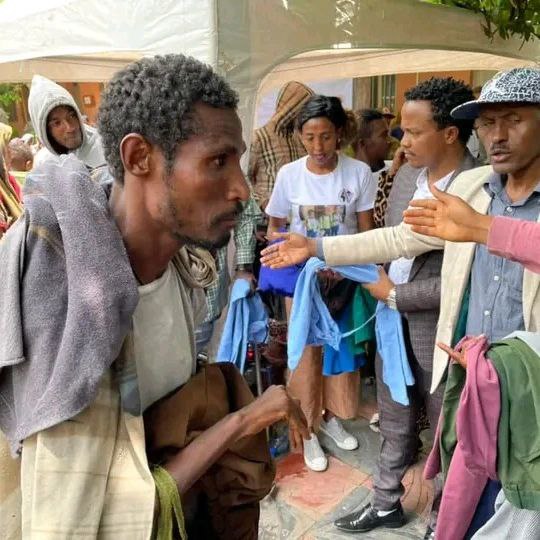 Celebrating Ethiopian New year,sept.11 wid needy people❤❤