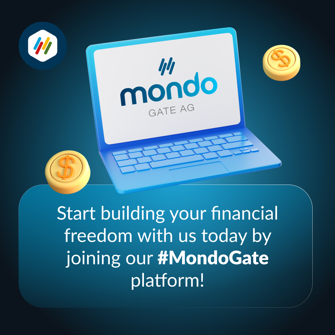 Start building your financial freedom with us today by joining our #MondoGate platform! 💪

Gain admission to multiple cryptocurrencies via our #Mondo Gate wallet, where you will be granted a debit card, bank account, and #cryptowallet 🤩

Join Us: bit.ly/3Xq1DZW