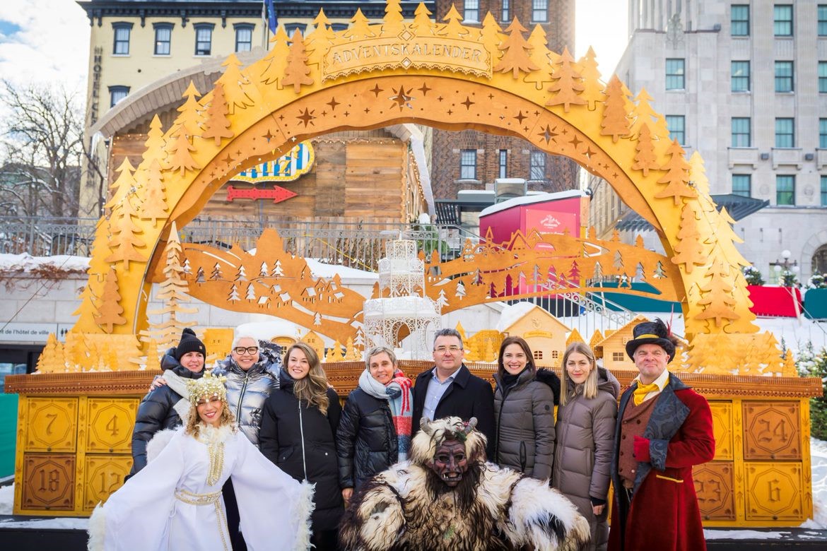 Lancement officiel du Marché de Noël allemand de la @villequebec, un évènement unique en Amérique du Nord! Nous sommes fiers d'être associés à cette 15e édition, où la relation entre le #Québec et la #Bavière sera mise à l’honneur! Toutes nos félicitations aux organisateurs! 🫶🇩🇪