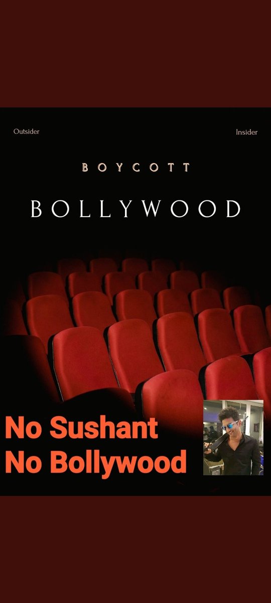 anuja02802018's tweet photo. @TomBhaiSSRian @alifazal9 @Tweet2Rhea @dg_ncb @narcoticsbureau @narendramodi @ApurvaU21 @MadhumitaRoyC12 @Koimoi @Bollyhungama @itsSSR SUSHANT SEE THOSE ARE DEAD WHO WANTED TO KILL YOU AND YOU ARE STILL ALIVE IN EVERY INDIVIDUAL. BOYCOTTING GUTTERWOOD FOREVER FOR OUR ONLY HERO SUSHANT SINGH RAJPUT SIR!
No Sushant No Bollywood
#HMOIndia #HMOIndia #CBI #NCB #ED #ArrestRheaShovik #BoycottbollywoodCompletely https://t.co/8phWnuO7M4