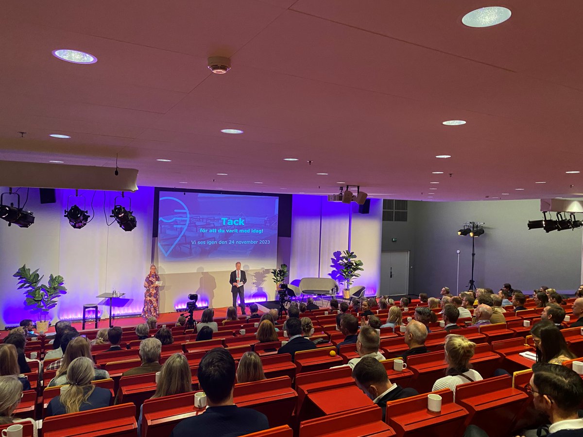 Tack till alla som var med oss idag! Vi pustar ut efter en intensiv, fullspäckad, inspirerande och såå roligt Sweden Water Research-dag. Ses igen nästa år! #swrdagen