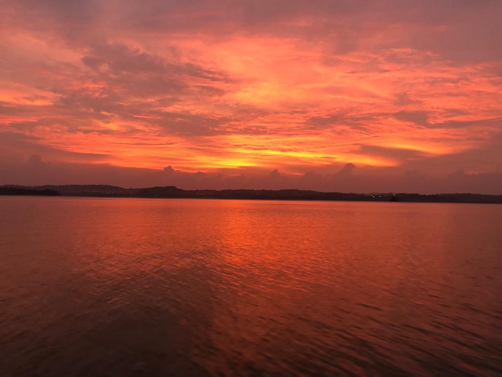 AusHCIndia's tweet photo. Andaman &amp; Nicobar Islands overwhelms with its natural beauty and unique biodiversity. Enjoyed the view from the iconic North Bay Light House and a stunning sunset. #IncredibleIndia https://t.co/Zdjx3o8Egk