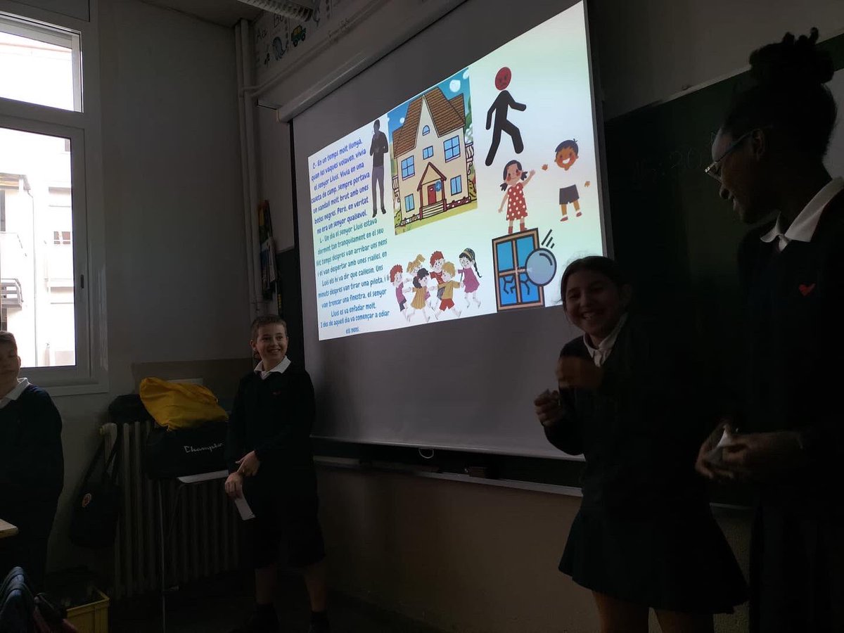 VedrunaGirona's tweet photo. Ahir els nens i nenes de 6è #PRIvedruna van venir a les classes dels més petitons a explicar contes inventats per ells. Va ser una tarda molt entranyable! #escolaambvalors
#escolainclusiva
#escolacompetent
#escolaoberta
#escolacompromesa
#intensament
#decididament @VedrunaCat https://t.co/An4ZbBSgOl