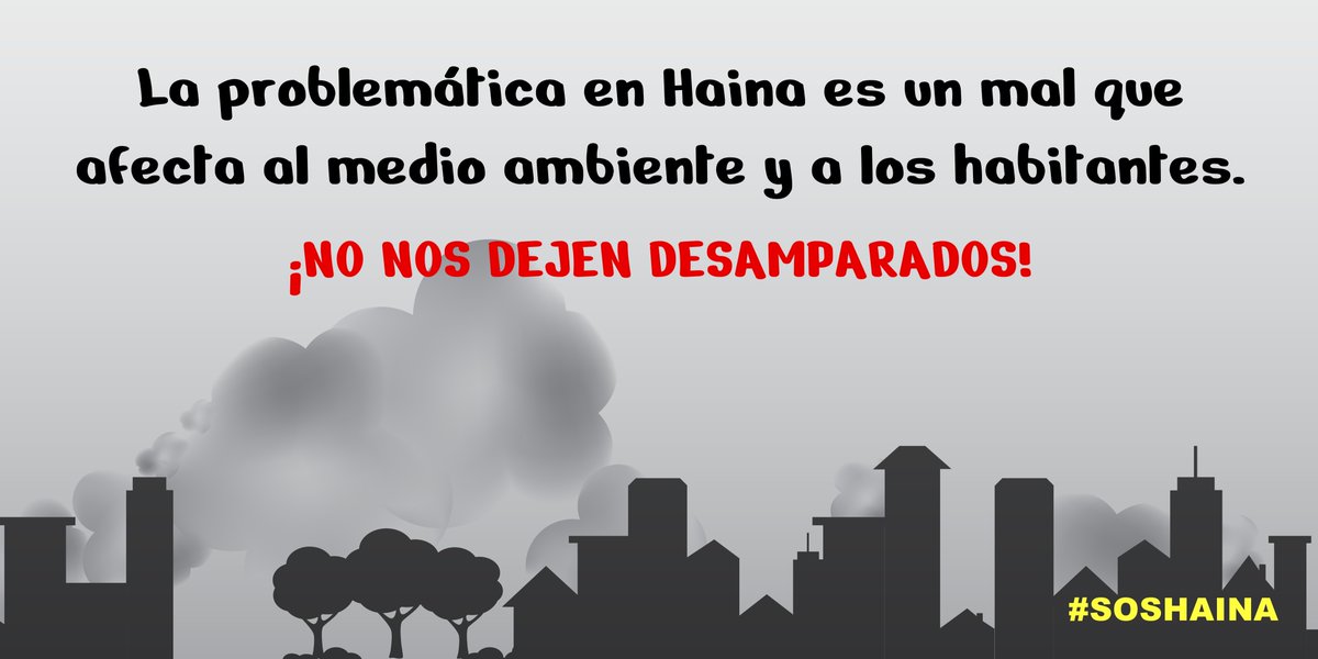 desamparadosrd's tweet photo. Anúdenos a salvar Haina!

#SOSHaina #airequemata #HainaSinPlomo #justiciaparahaina #luisabinader

@SaludPublicaRD @ambienterd @cearahatton @DefensorRD @mzapete https://t.co/rS4zbQBLqM