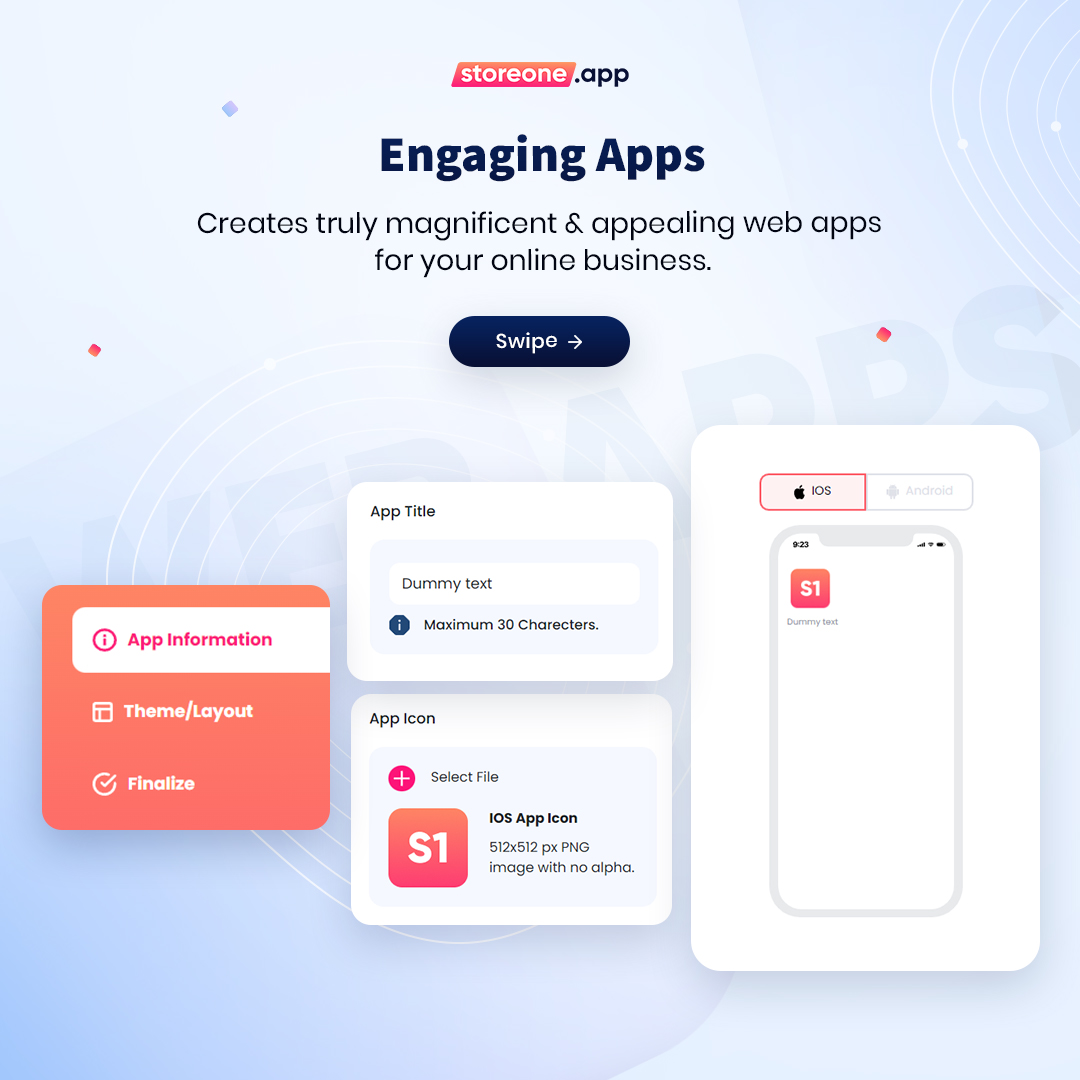 StoreoneApp's tweet photo. Mobile apps have become crucial for business success in the digital age. They offer a range of benefits that cannot be ignored.
Sign-up for our #storeone app builder and create your store with just a few clicks! 

Website: https://t.co/w2fo896bKo

#business #success #digital https://t.co/YvAuMcrOcU
