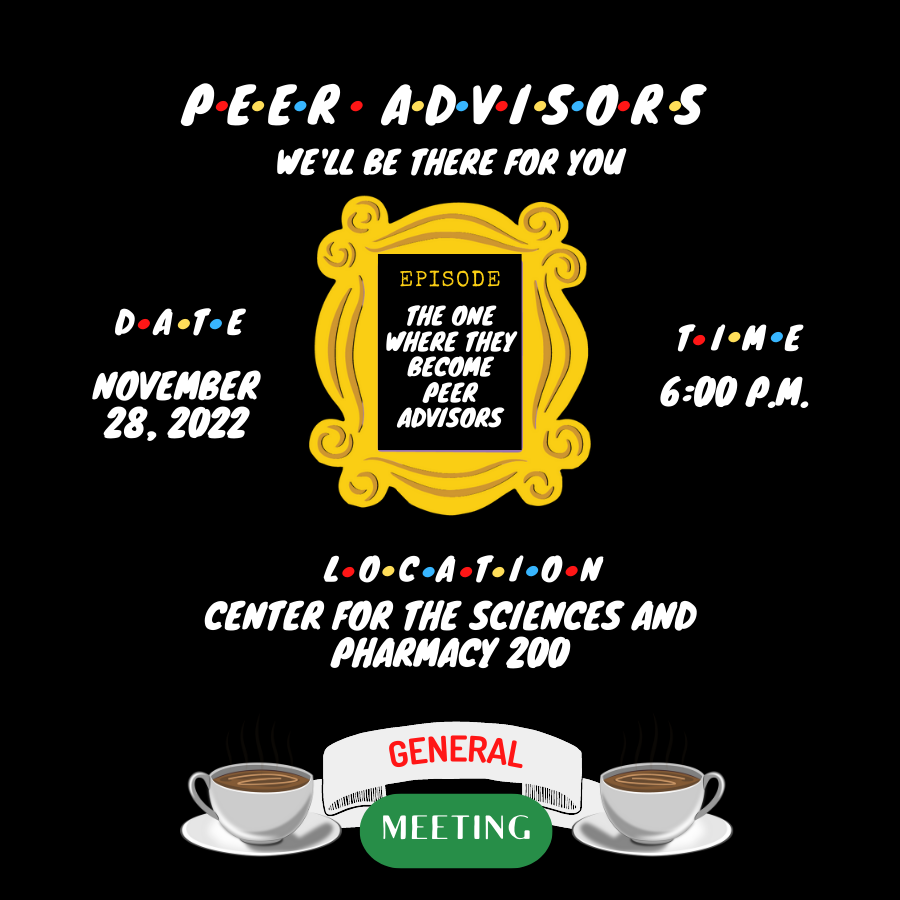 WNE_Involvement's tweet photo. Are you interested in becoming a Peer Advisor? Join the Peer Advisors as they provide information on their program! https://t.co/S1xs8v0RZ9