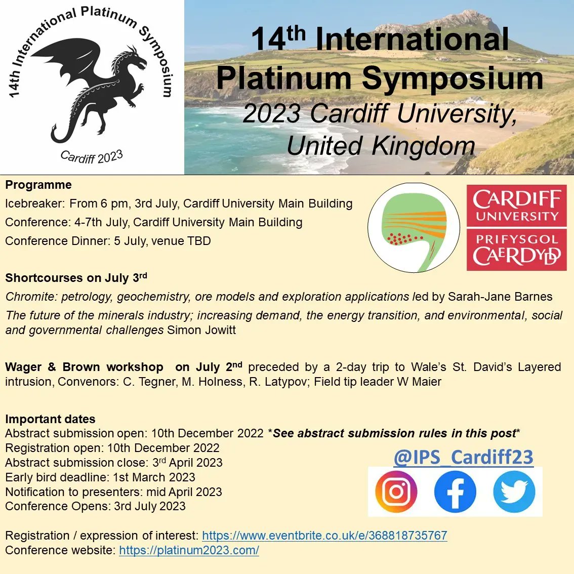 International Platinum Symposium 2023 tweet media