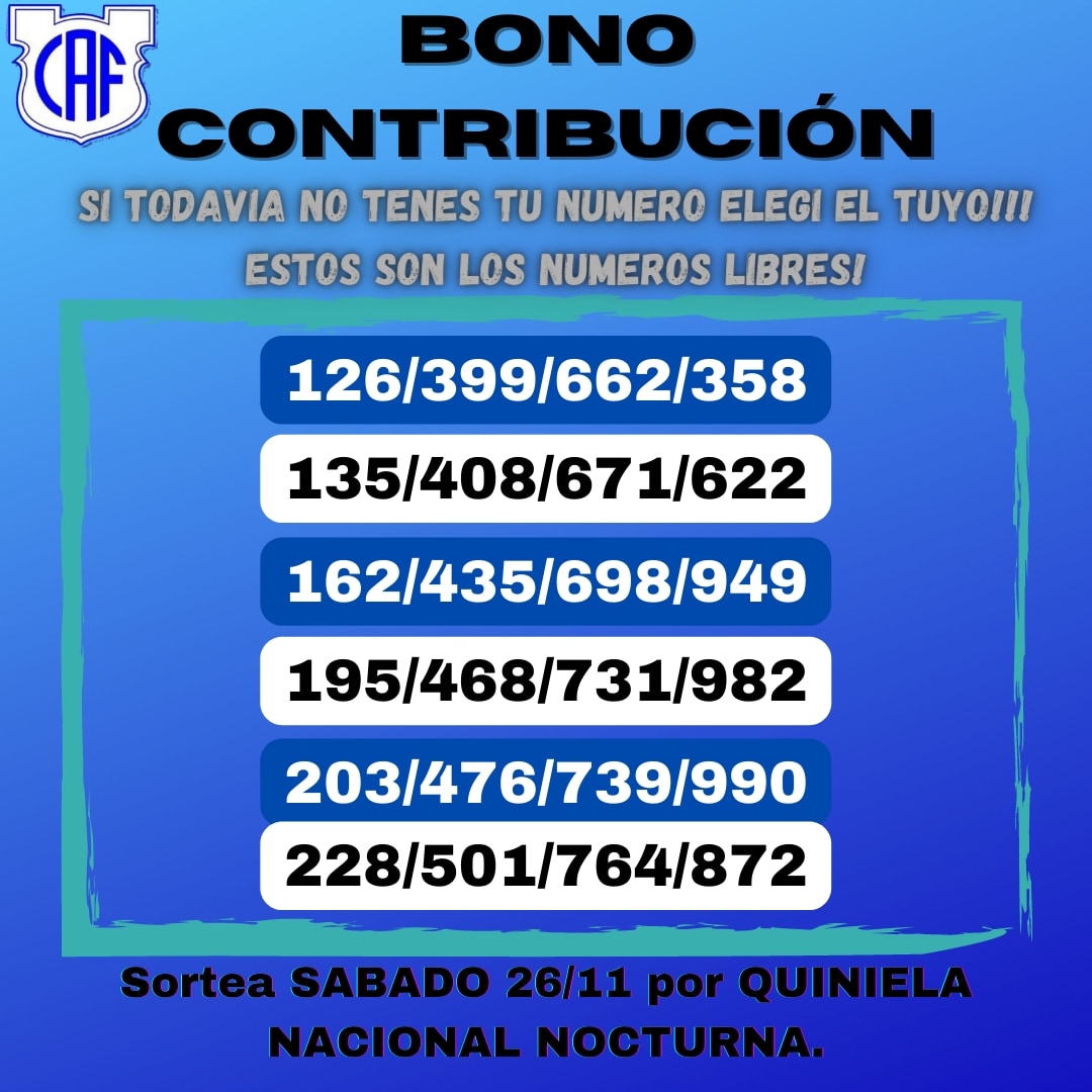 ¡¡¡Nos quedan estos 6 bonos!!!
