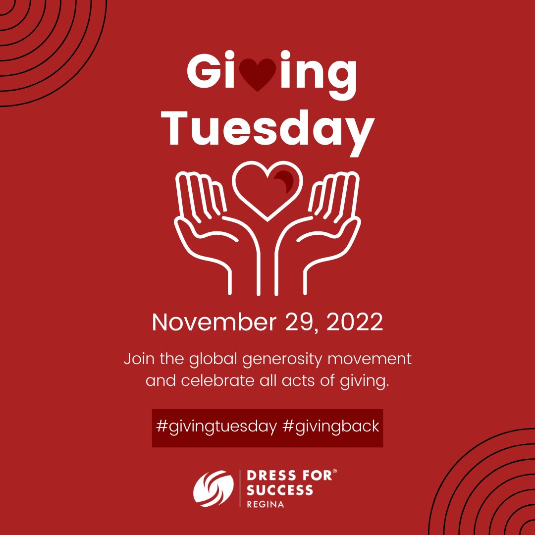 While Black Friday and Cyber Monday are the biggest shopping days of the year, GivingTuesday marks something greater! 

Join the movement by making a monetary donation at canadahelps.org/en/charities/d… on Tuesday, November 29th. 

#givingtuesday2022