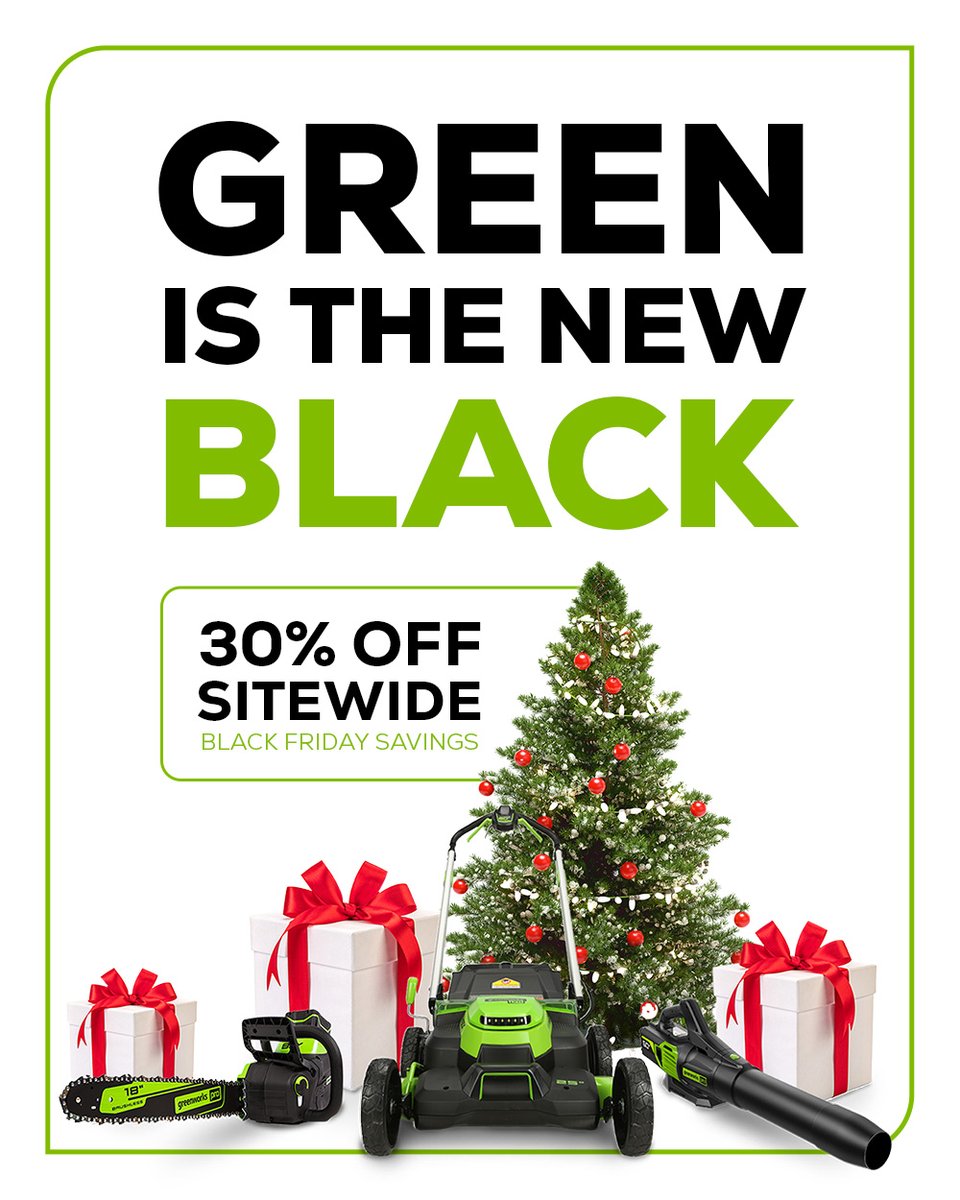 Greenworks tweet media