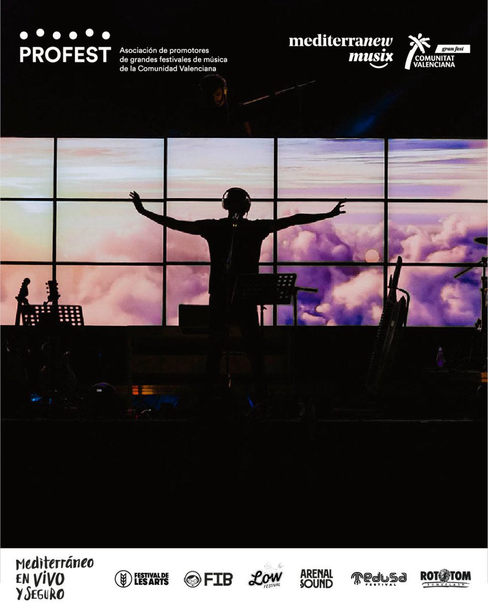 🚀 🌟 Nos encanta ese momento en el que la música nos transporta a otra dimensión y nos sentimos capaces de cualquier cosa, incluso de tocar las nubes. #MediterráneoEnVivoYSeguro