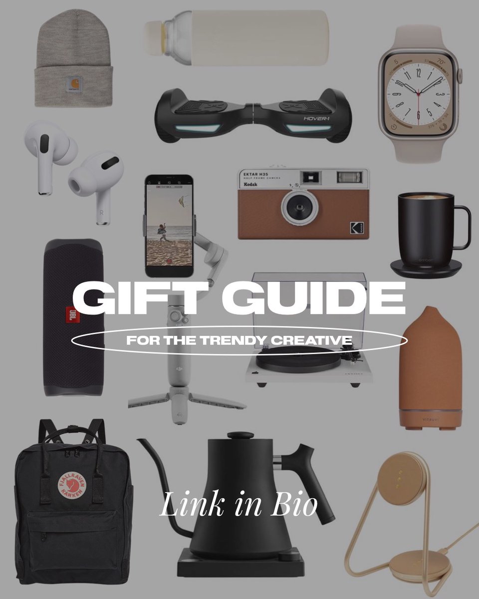 EventsUnited's tweet image. With Christmas right around the corner, we've gone ahead and done some of the hard work for you. We have curated a gift guide that's perfect for the trendy creative. Happy shopping! 

amazon.com/hz/wishlist/ls…