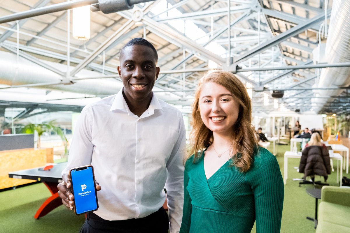EI theUSA (@ei_theusa) on Twitter photo Trinity spin-out @usepromotion, backed by <a href="/Entirl/">Enterprise Ireland</a>, receives €725,000 for a shopping rewards app.
ProMotion Rewards connects brands and customers through an app and was founded by Bidemi Afolabi and Lauren O’Reilly.
Learn more; bit.ly/3DUR8or
#InnovationattheEdge Trinity spin-out @usepromotion, backed by <a href="/Entirl/">Enterprise Ireland</a>, receives €725,000 for a shopping rewards app.
ProMotion Rewards connects brands and customers through an app and was founded by Bidemi Afolabi and Lauren O’Reilly.
Learn more; bit.ly/3DUR8or
#InnovationattheEdge