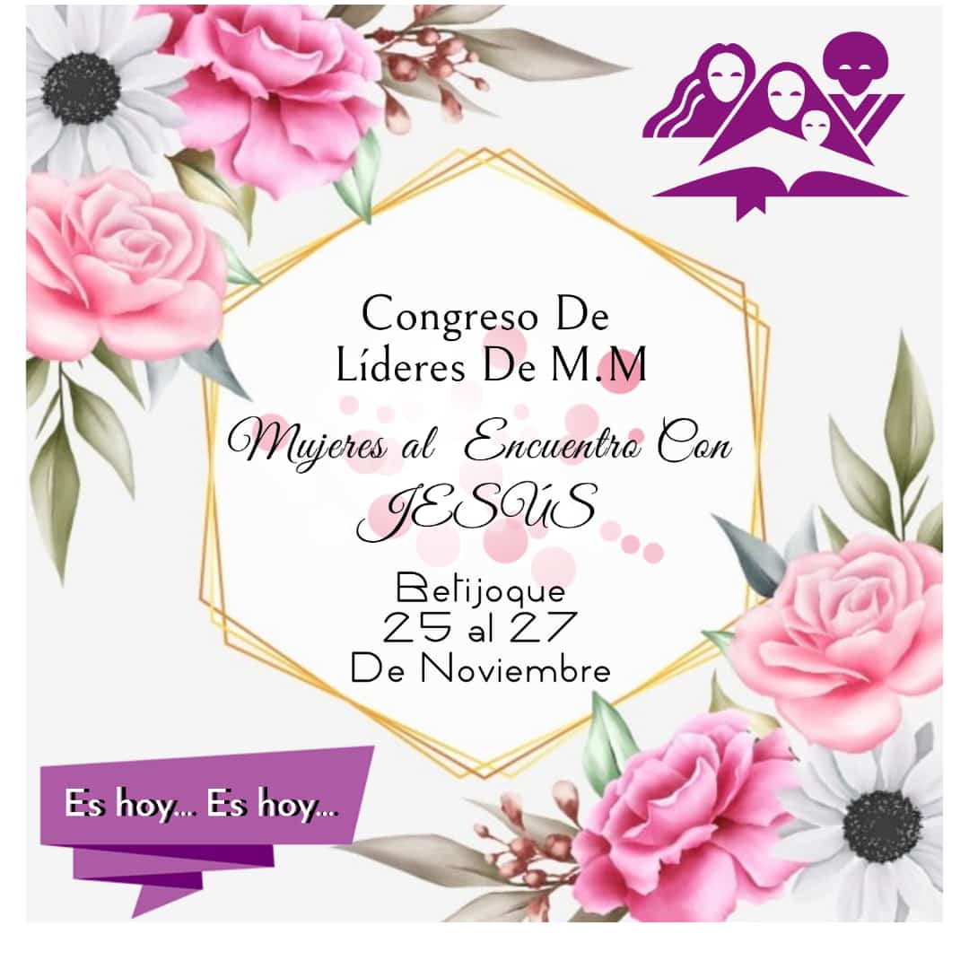 miveandes's tweet photo. 💜 Llego el momento es hoy!!! 🎉🎉
En todo el territorio de @miveandes es el Congreso de lideres de Ministerio de la Mujer 🙏🏻💜
#Adventistas #Mujer #UVOC #MVAE #Oración #IWillGo https://t.co/jc5cKQ6xTC