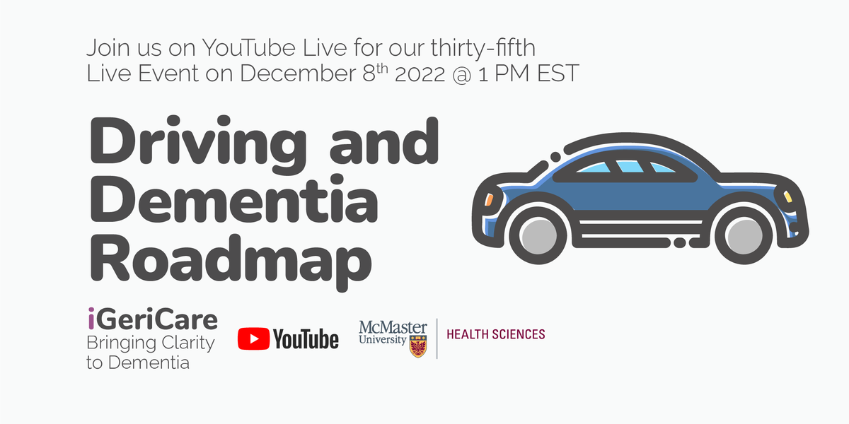 HealthHQ (@healthhq_) on Twitter photo Our next #iGeriCare Live Event is set for December 8 at 1PM EST.
#Dementia can make driving risky, yet some people can still drive safely in mild stages. We will consider how to address these challenges with the help of <a href="/garynaglie/">Gary Naglie</a> and <a href="/mj_rapoport/">Mark Rapoport</a>
igericare.healthhq.ca/en/events Our next #iGeriCare Live Event is set for December 8 at 1PM EST.
#Dementia can make driving risky, yet some people can still drive safely in mild stages. We will consider how to address these challenges with the help of <a href="/garynaglie/">Gary Naglie</a> and <a href="/mj_rapoport/">Mark Rapoport</a>
igericare.healthhq.ca/en/events
