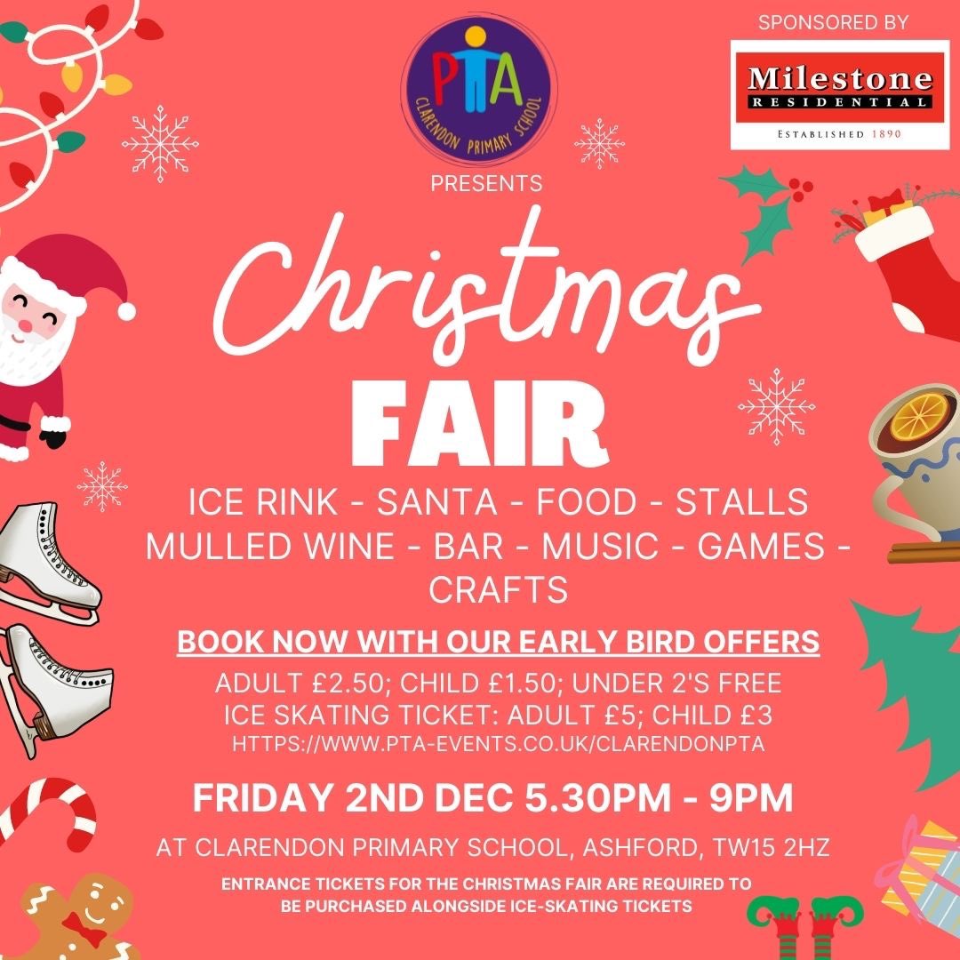 Santa is very busy getting ready for His Christmas Visits.
We will be visiting The Clarendon Primary School TW15 2HZ on Friday 2nd December. 
We hope to see you there.