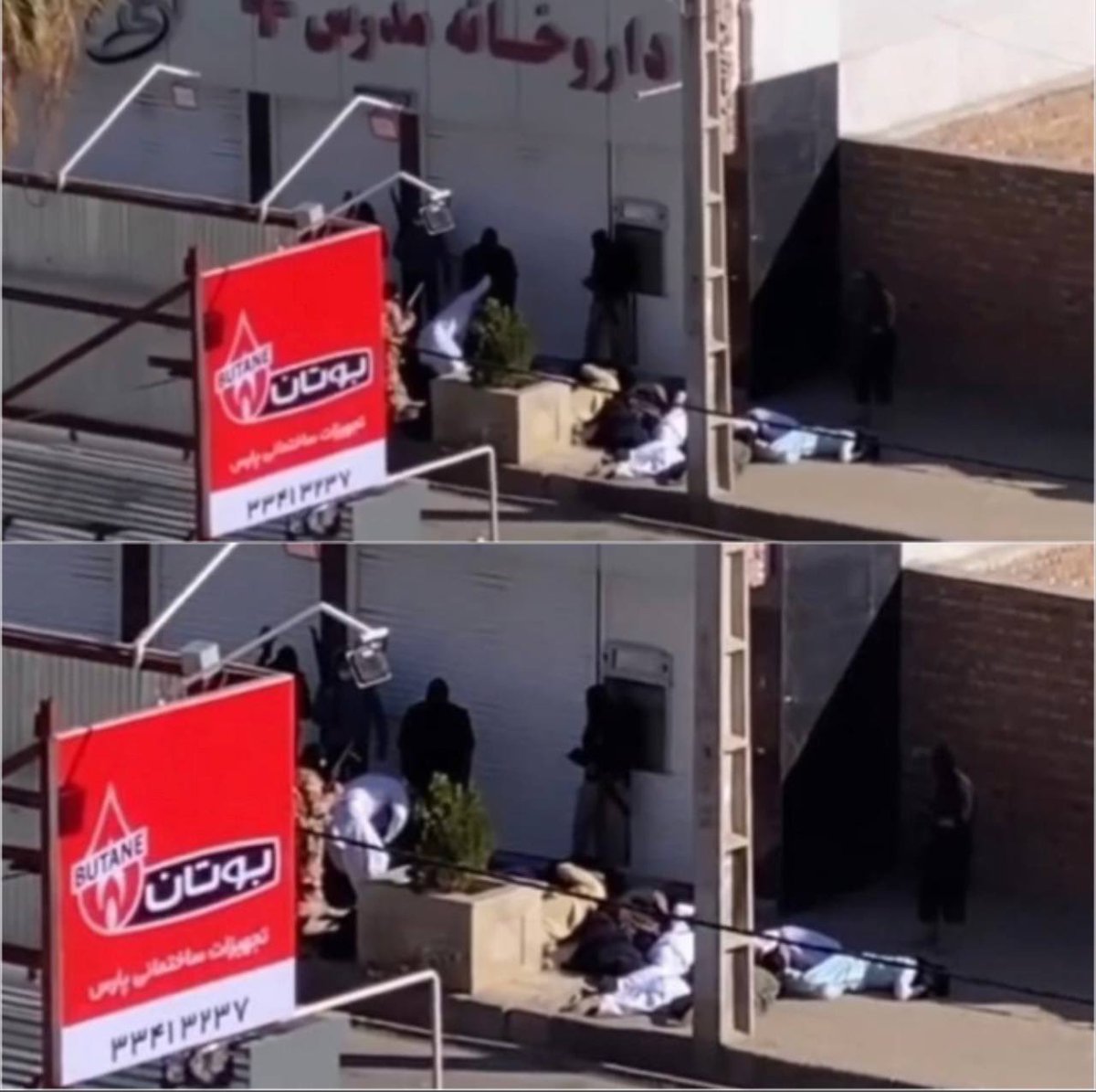 farzinkadkhodae's tweet photo. زاهدان | ۴ آذرماه ۱۴۰۱
این‌هایی که روی زمین افتادن اینها مجروحین اعتراضات هستند.
#مهسا_امینی 
#زاهدان https://t.co/kQtssyBnsj