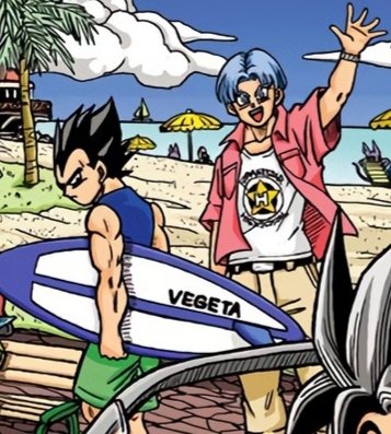 DailyVegebul's tweet photo. Vegeta and Future Trunks on the cover of DBS Volume 3 https://t.co/x0swdllSUA