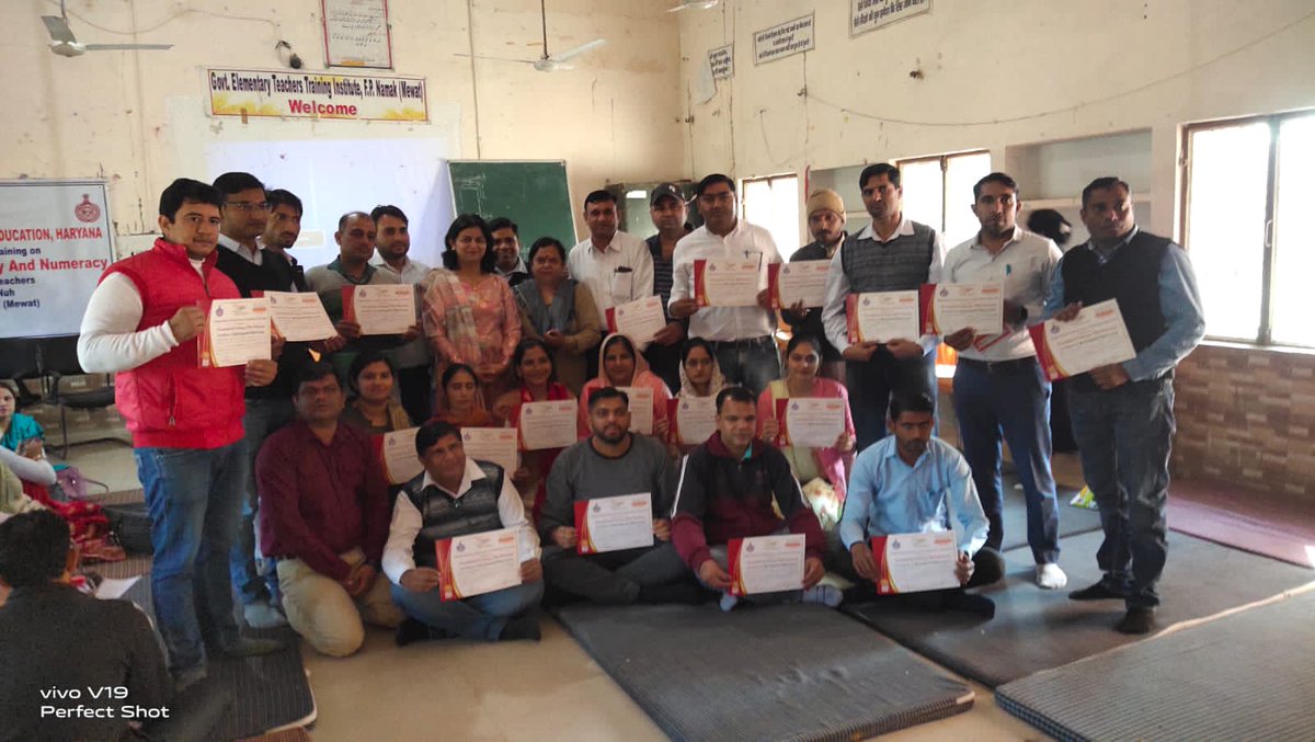 NipunNuh's tweet photo. Completed 5 days training of all ABRC &amp; BRP Of district Nuh . Definitely these mentors will bring a change through their effective mentoring for #fln @nipunharyana @Kusummalik77 @Ajaysehrawat123 @AjayKumarIAS13 @cmohry https://t.co/nJGwqmN9vp