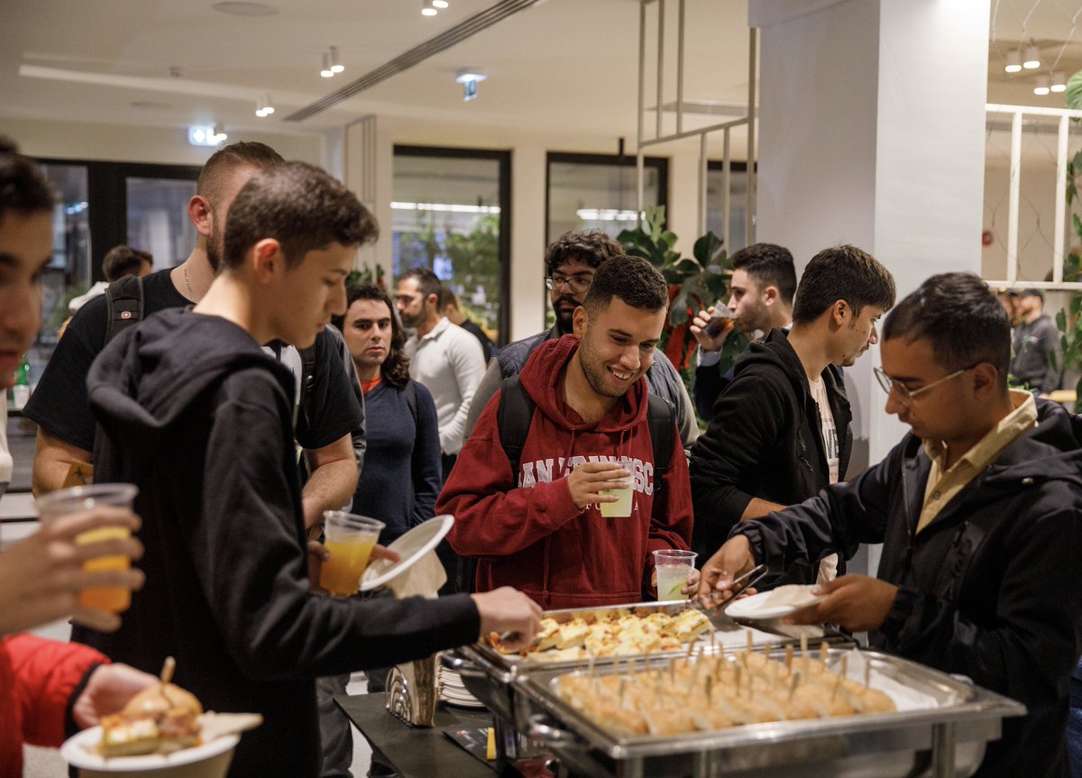 BinanceAcademy's tweet photo. Our latest #BinanceUniversity Tour workshop was held at the University of Nicosia. 

Our team introduced #Binance Academy’s mission and shared knowledge about Web 3 and Metaverse. 

With insightful discussions, fun crypto Kahoot time, and great food, attendees had a blast! https://t.co/N15wvKHDPi