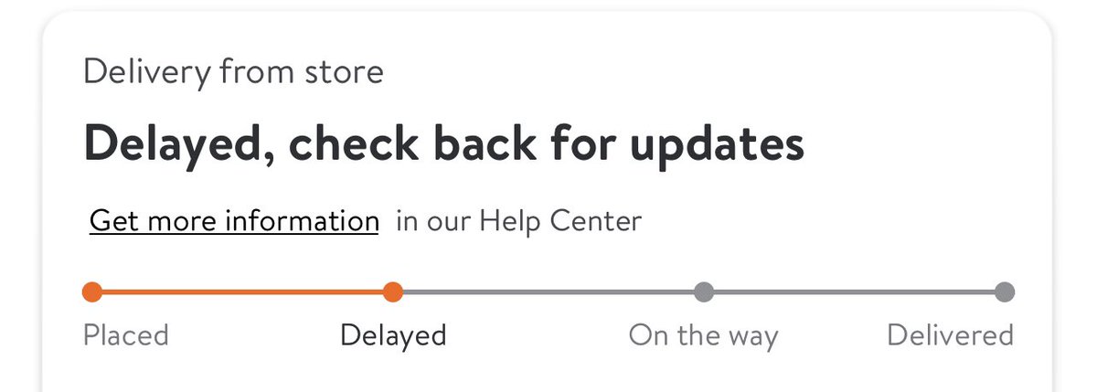 janetjudd's tweet photo. @Walmart I placed an order for express delivery two days ago. I still haven’t gotten it. Your chat is making up reasons why and your customer service line hangs up on people. Awesome. https://t.co/L97qX6qmVd