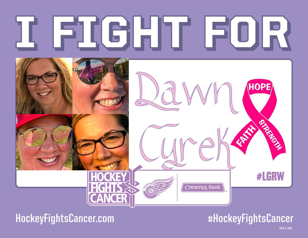 Looking forward to a great night tonight with friends and the @detroitredwings as they join the <a href="/AmericanCancer/">American Cancer Society</a> and the <a href="/NHL/">NHL</a> to fight cancer. #hockeyfightscancer  #lgrw  #cancersucks