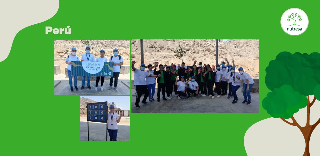 Nuestro #VoluntariadoNutresa en Perú también participó con acciones de solidaridad de El Poder de Mil.