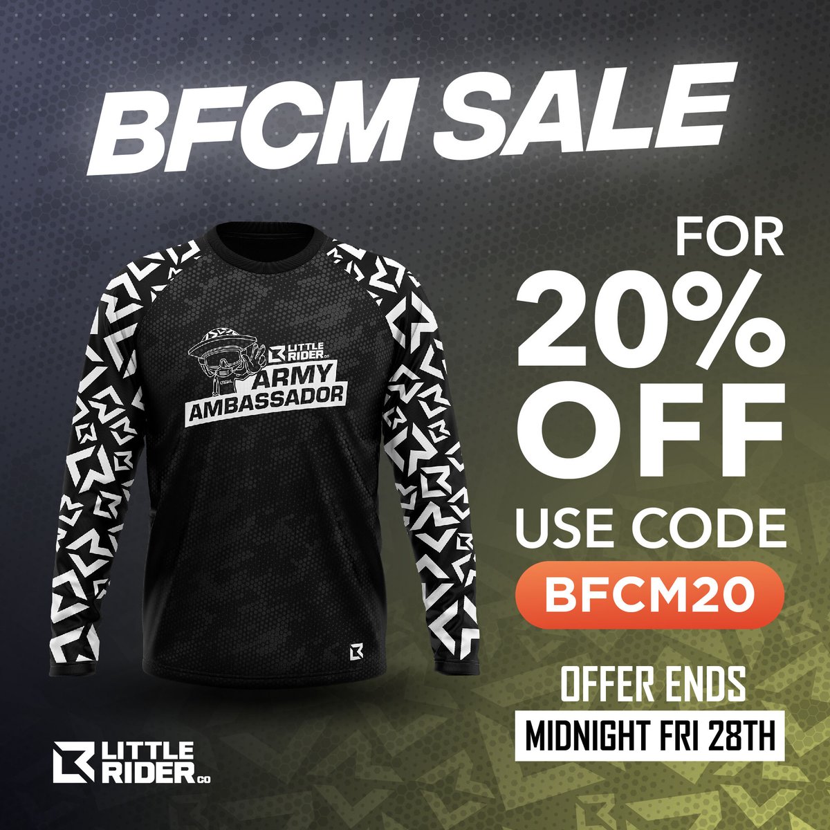 Have you checked out the Black Friday deals?

Get 20% off this weekend with code BFCM20 at littlerider.com/bfcm