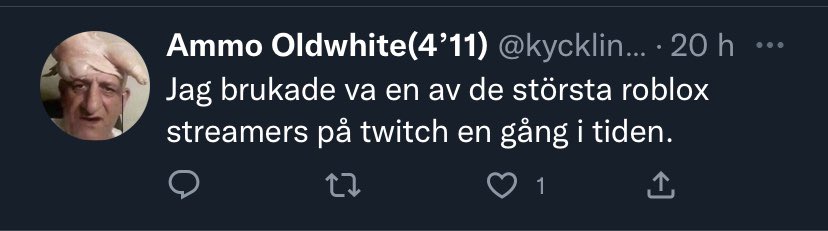 TinyWiking's tweet photo. @YB_Sodermalm @kycklingbagare Lugn och fin nu, du får inte trolla en av ”Roblox största streamers ” 😆 https://t.co/rSMtP3d6Q3