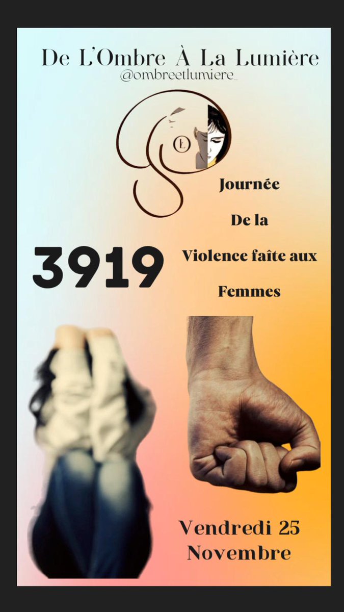 ☎️ 3919 ⚠️ 
🚨 Ne restez pas seules et ne culpabilisez pas.
📍Il y a une justice mais avant tout un numéro, des commissariats (à améliorer certes), des #Collectifs <a href="/NEGWEE_/">NEGWE ✊🤍</a> <a href="/Desenfantes/">#Desenfantés💔</a> <a href="/NousToutesOrg/">#NousToutes</a> <a href="/StopFemmes/">Stop violences envers les femmes</a> <a href="/memoiretrauma/">Muriel Salmona</a> #CIIVISE  <a href="/Interieur_Gouv/">Ministère de l'Intérieur</a>