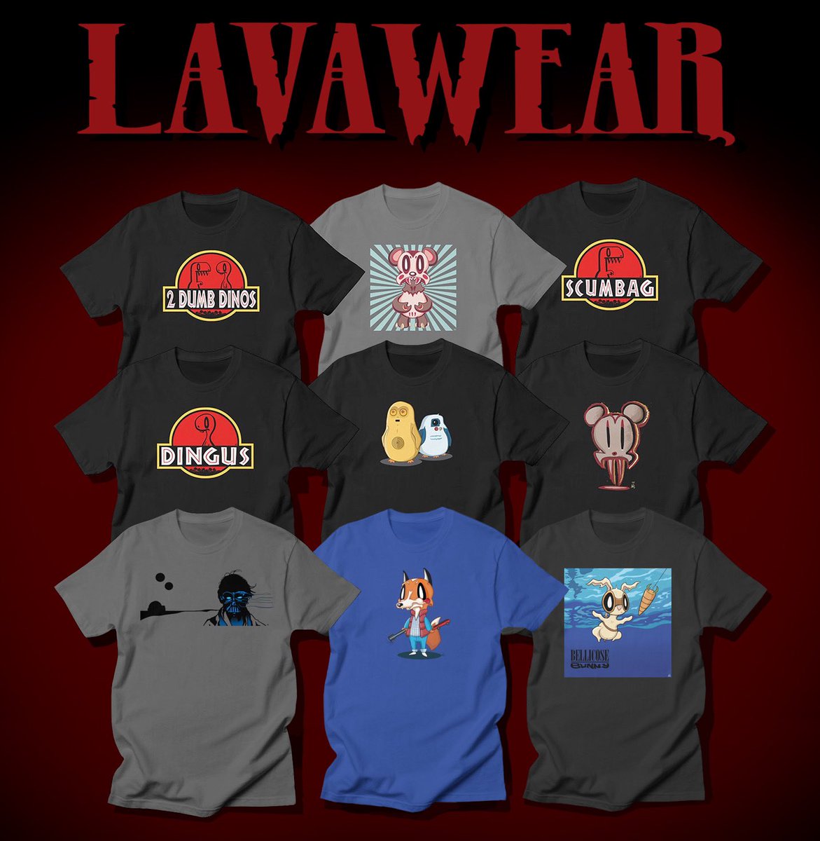 NathanHamill's tweet photo. Happy Black Friday, all! Right now! 25% OFF all LAVAWEAR Threadless shirts!!! https://t.co/tb1S6FAO3A No code needed. Sale will last through the weekend. Go get ’em!!! #lavabear #lavawear https://t.co/wgCH42BeFN