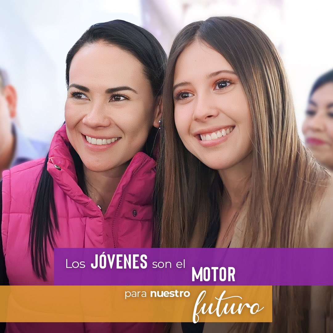 AlejandraDMV's tweet photo. ¡Confío en el talento de las y los jóvenes mexiquenses! Juntos hagamos sus sueños realidad. #VamosConTodo https://t.co/gtWetZcEQM