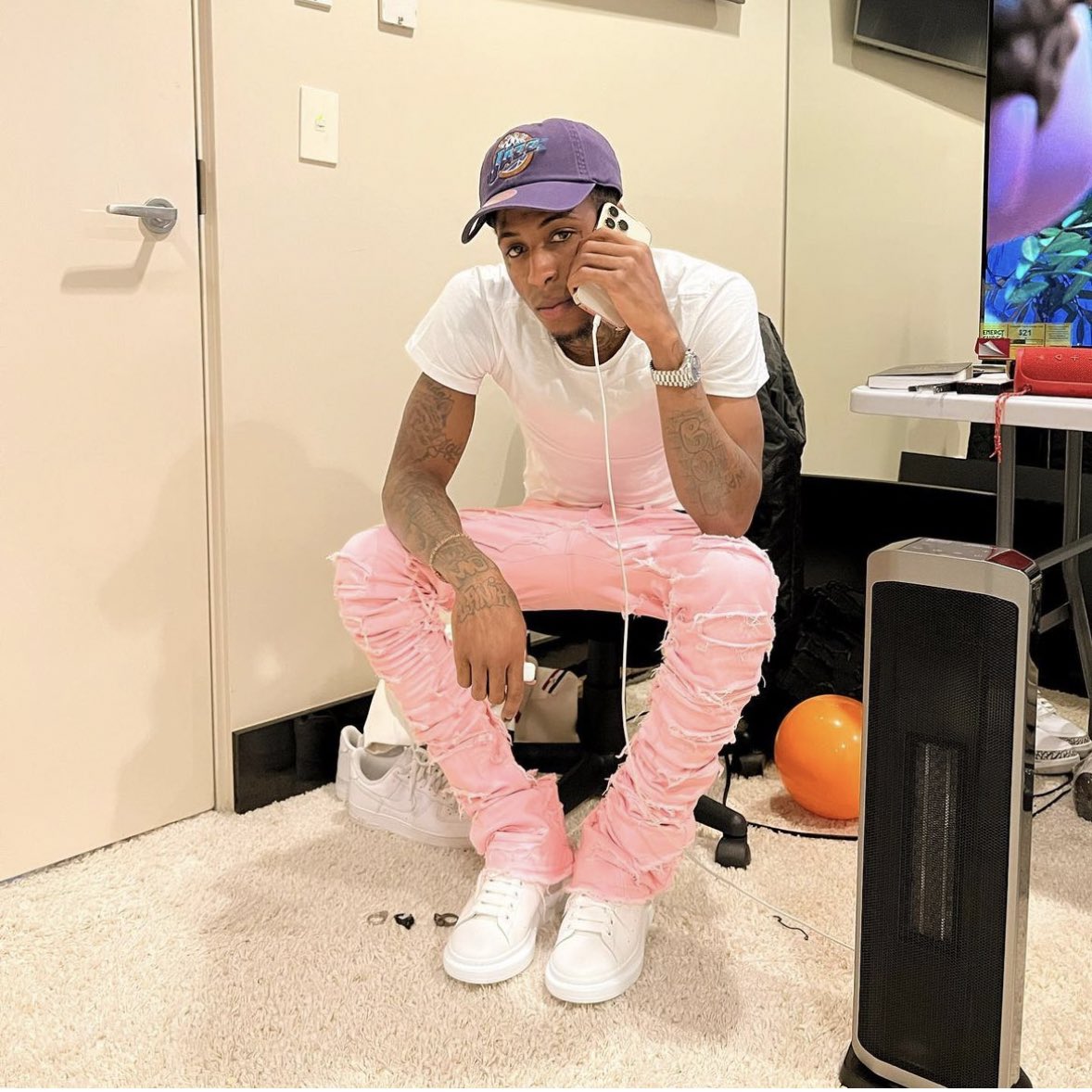 NBA YOUNGBOY  Cool outfits for men, Rapper outfits, Nba outfit