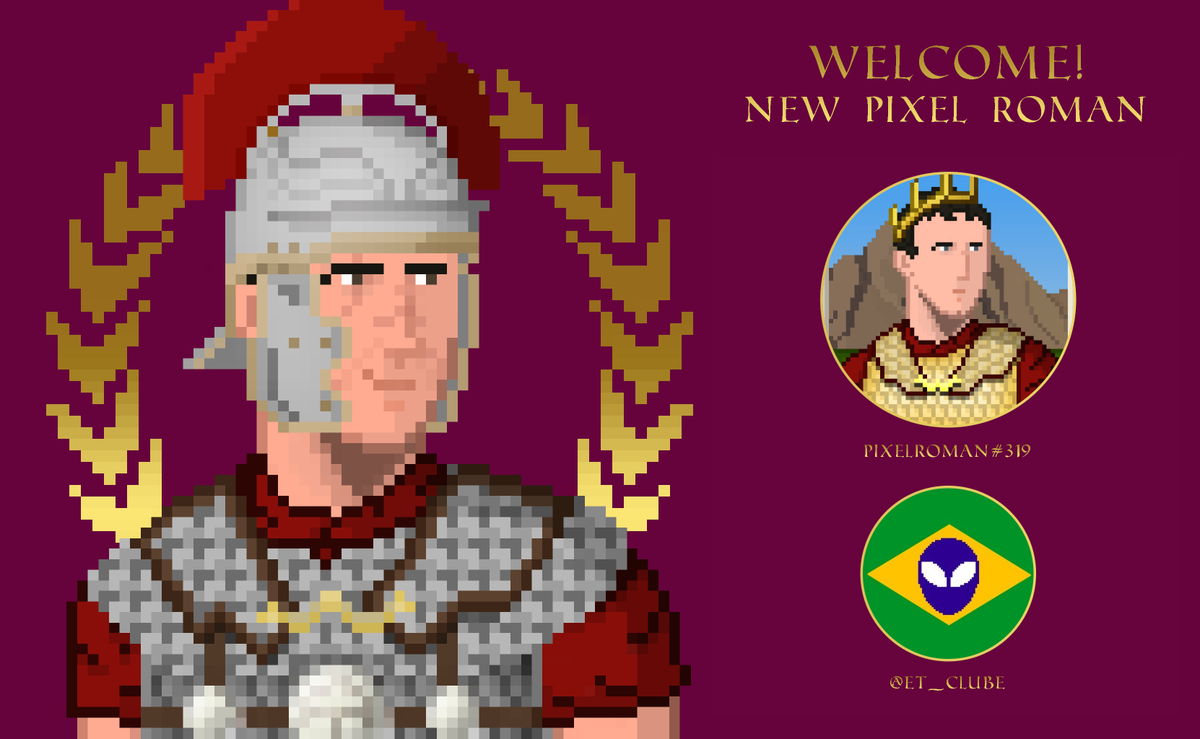 🎉1 Sale!

🦅Ave <a href="/et_clube/">ET CLUB</a> , thank you!
 
🏛️Romans colonizing the space!

⚔️We shall keep expanding!
#pixelart #history #rome