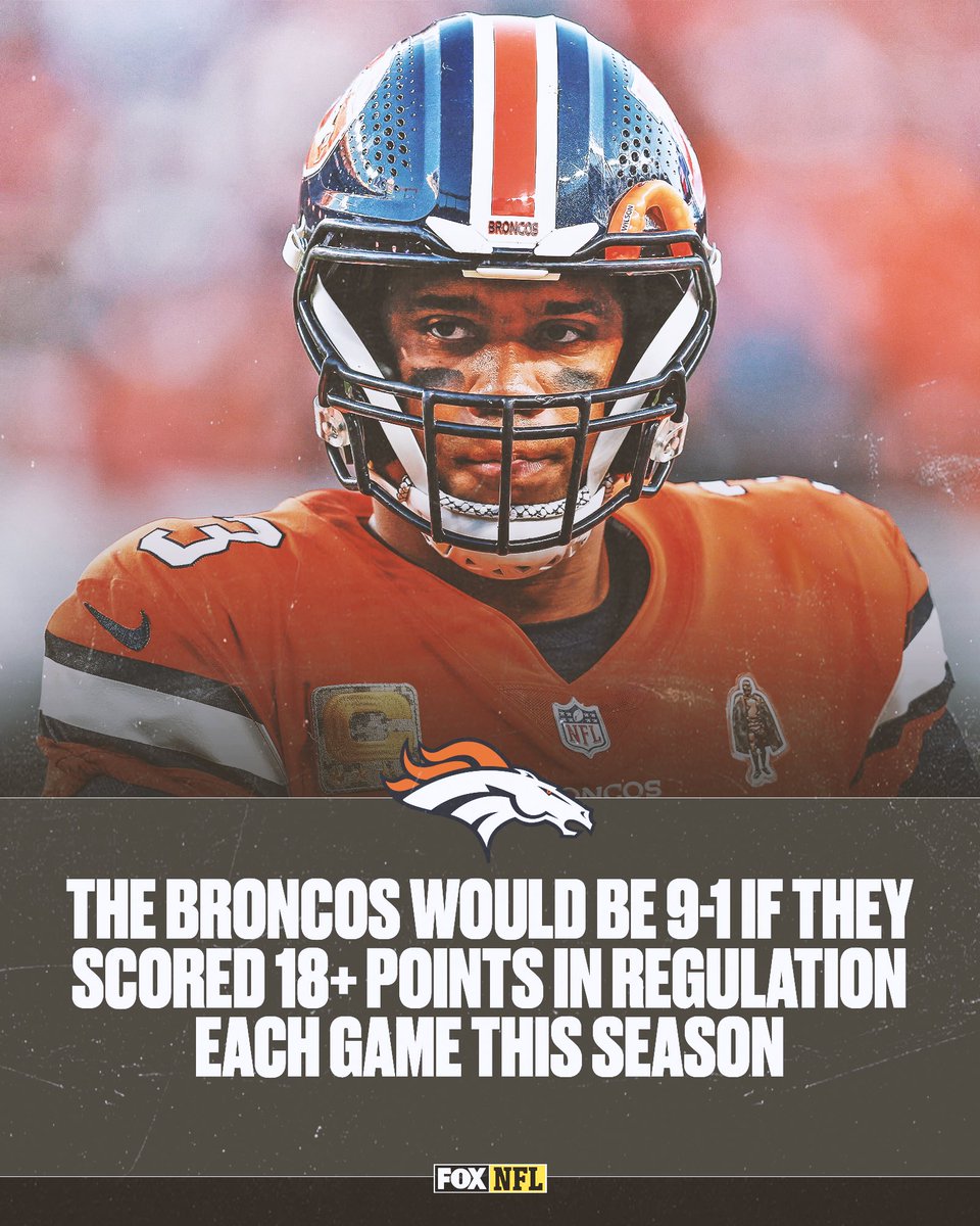 NFLonFOX's tweet photo. Tough offensive year for the Broncos https://t.co/5ertwyaYPl
