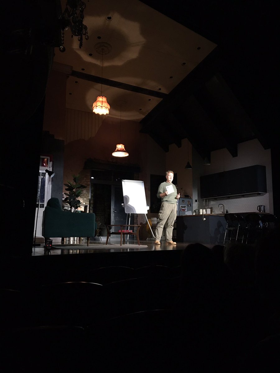 On stage <a href="/GregMosse/">Greg Mosse</a> introducing last <a href="/CriTheatre/">Criterion Theatre</a> showcase 2022. Thoroughly enjoyed the event, specially #settling by my colleague <a href="/ShaiHussain/">Shai Hussain</a> . Love to have shared the experience with @franbushe