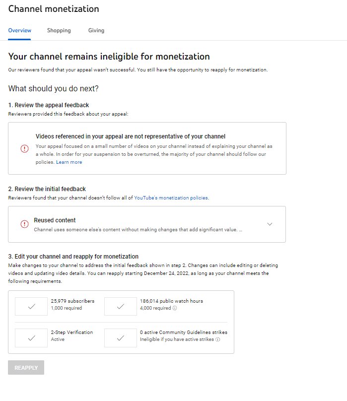 AirACE1918's tweet image. @TeamYouTube Why did you deny my appeal video after claiming you watched it without even watching it?