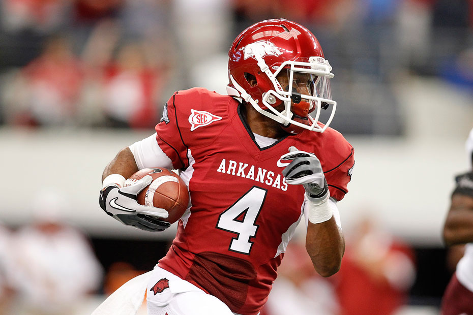 I want a wish one of the great home-grown Hogs, Jarius Wright, a Happy Birthday.  It\s hard to beat J-Wright. 