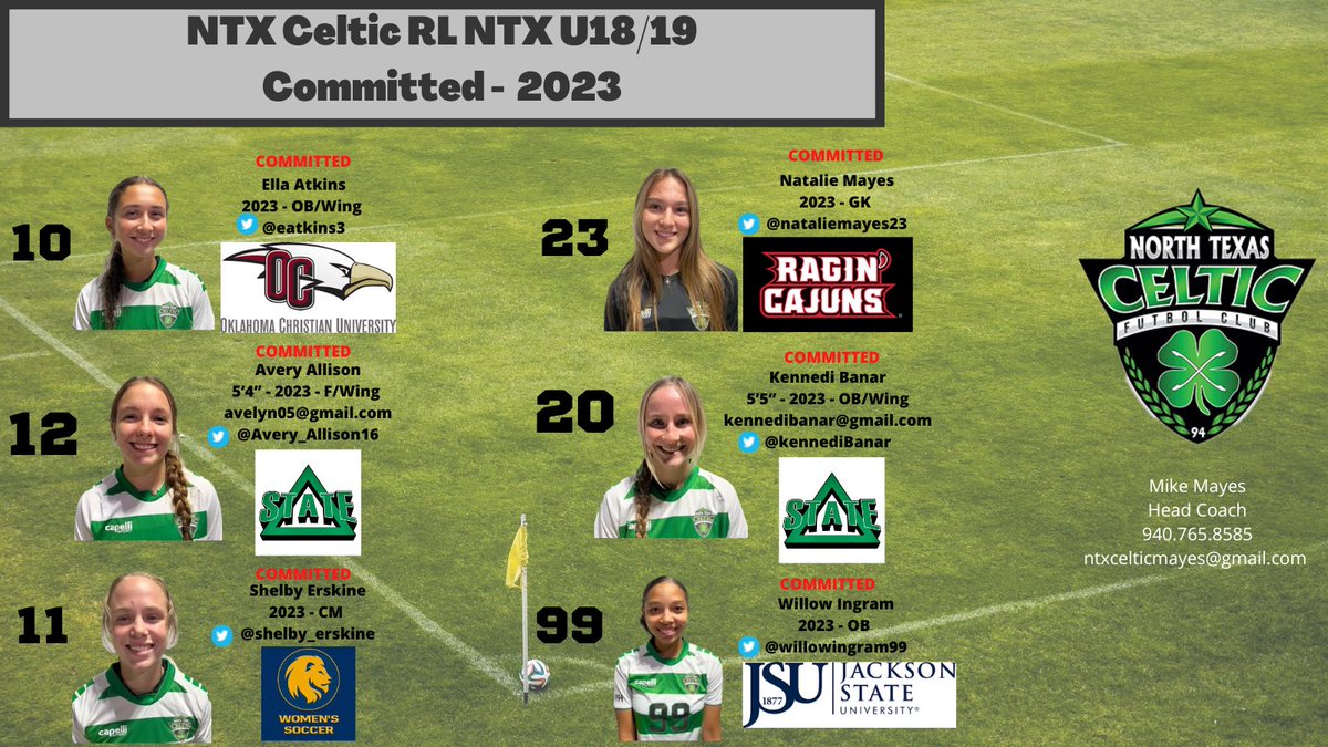 College Coaches our 04 game tonight has been moved to 6:15pm at Cox #2! Updated graphics attached! Come check out this talented group! #playforeachother #COYGIG #futurecollegeathletes #picturerefresh🍀⚽️