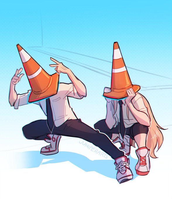 「traffic cone」 illustration images(Latest｜RT&Fav:50)
