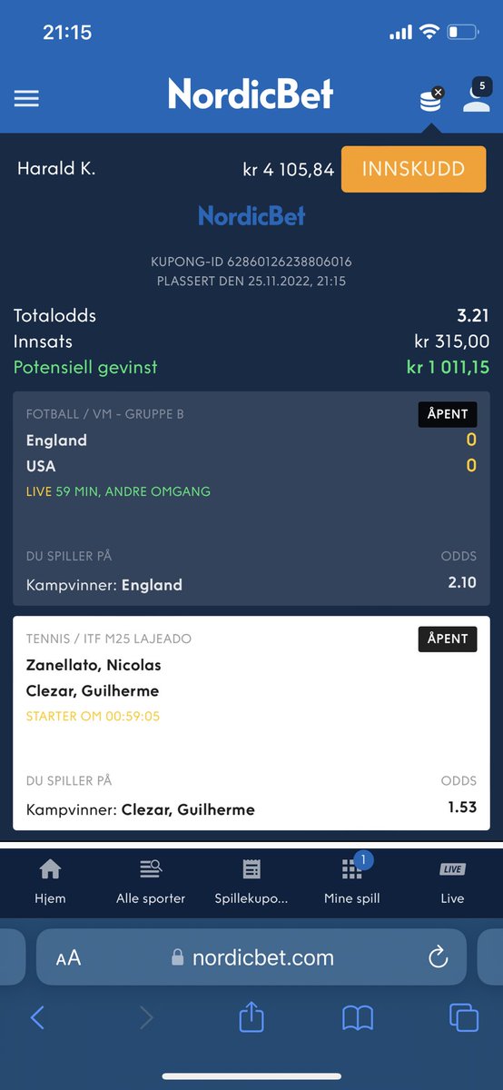 #bobocupen @NordicBetNO