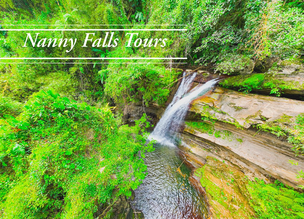 FallsNanny's tweet photo. Birds Eye view of Nanny Falls https://t.co/Ouk1M3cl8z