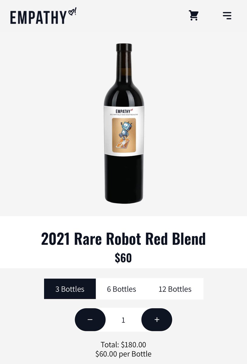 Jeremy Knows | VeeFriends (@jeremyknowsvf) on Twitter photo The <a href="/veefriends/">VeeFriends</a> x <a href="/EmpathyWines/">Empathy Wines 🌹</a> Rare Robot Red Blend is available now:
empathywines.com/products/2021-… The <a href="/veefriends/">VeeFriends</a> x <a href="/EmpathyWines/">Empathy Wines 🌹</a> Rare Robot Red Blend is available now:
empathywines.com/products/2021-…
