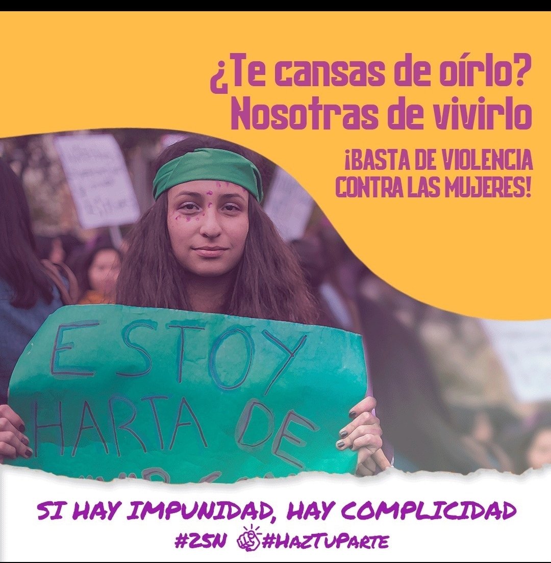 #25N #MujeresMovilizadas
Tenemos derecho a una vida libre de violencias.
      ¡Nuestras vidas importan!
Si hay impunidad, hay complicidad
#DíaInterncionalContraLaViolencia #HazTuParte