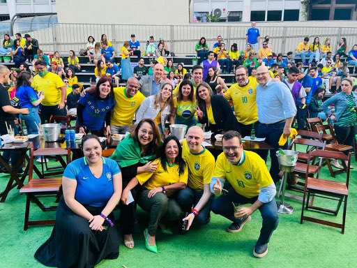 An amazing day working with leaders from our schools and office in Brazil @Cognita Followed by the World Cup Match at the end of the day! Brilliant colleagues.