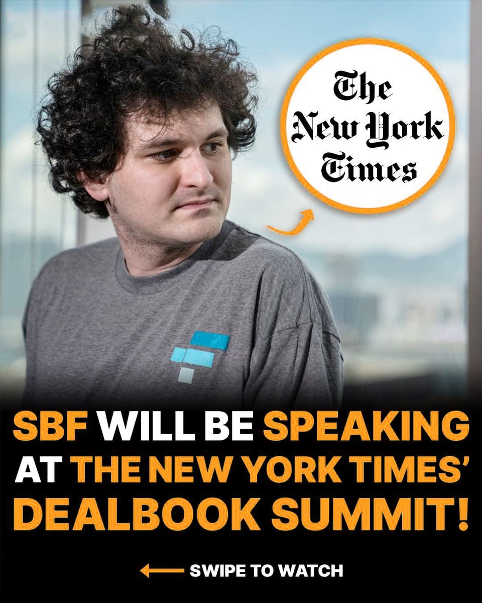 alver_nft's tweet photo. What are your thoughts on SBF being allowed to join as a speaker at the Dealbook Summit? 🎤
The above content is for informational and advertising purposes only.Please do your due diligence on the people represented in this post. https://t.co/Y21NzmPsPA
