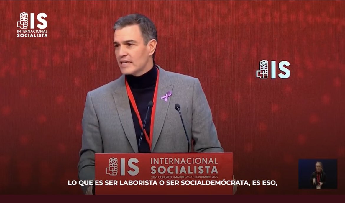 ScipioneRoma's tweet photo. Il premier spagnolo @sanchezcastejon eletto Presidente dell’Internazionale Socialista.#ElSocialismoQueViene #TheUpComingSocialism  @Soc_Intl https://t.co/5u7DFCJLMR